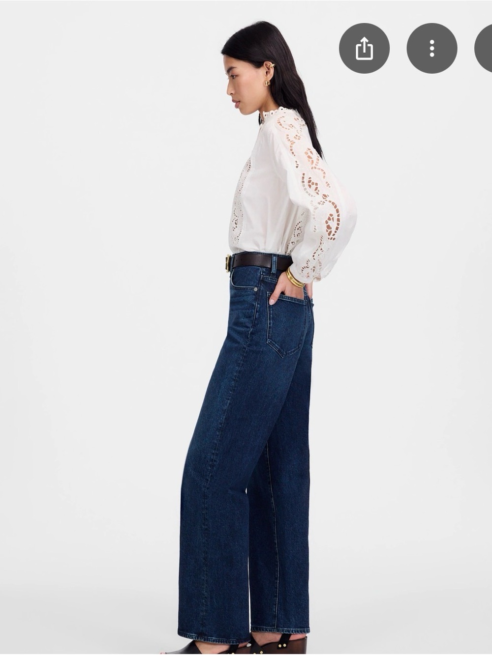 Madewell Jeans‎ The Perfect Vintage Wide-Leg 32 NWT